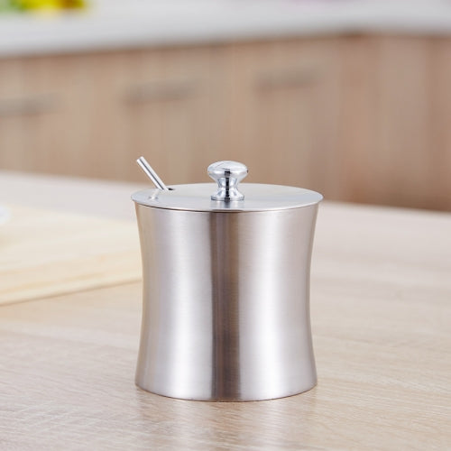 Stainless Steel Waist Shape Seasoning Jar Kitchen Supplies