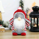 Christmas Decorations Santa Claus Ornaments Faceless Doll Window Decorations(Round Hat )