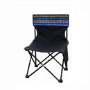 Camping Travel Outdoor Folding Chair Portable Fishing Chair, Specification:Black 40x40x70cm