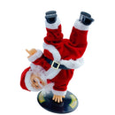 Electric Santa Claus Handstand Rotation Christmas Toy Decoration