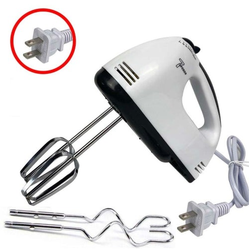 Whisk Electric Household Mini Whisk Baking Small Whipped Cream Machine, Specification:US Plug+4 Stirring Rods