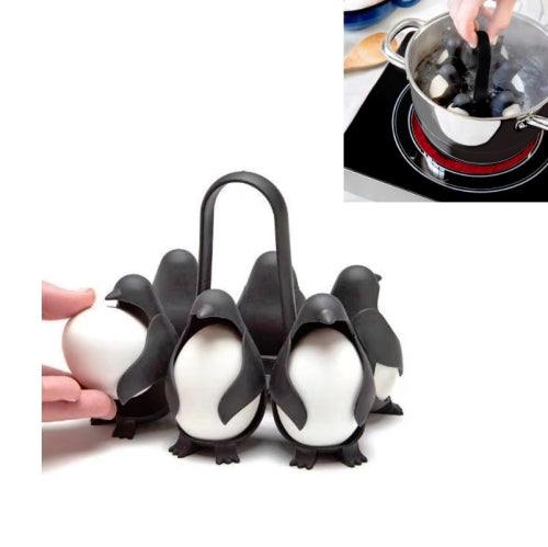 Penguin Shape Cartoon Multifunctional Egg Cooker Refrigerator Shelf