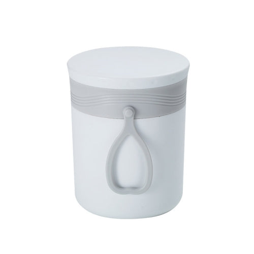 Stainless Steel Soup Cup Heat Preservation Sealing Leak-Proof Multifunctional Portable Student Lunch Box(White)