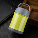 Stainless Steel Vacuum Stew Pot Portable Student Heat Preservation Lunch Box, Capacity: 450ml(Green)