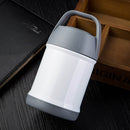 Stainless Steel Vacuum Stew Pot Portable Student Heat Preservation Lunch Box, Capacity: 560ml(White)