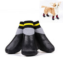 Pet Socks Shoes Cat Dog Non-Slip Waterproof Socks, Size: Number 4(Black)