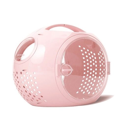 Pet Travel Carrier Bag Breathable Portable Cat Space Capsule(Pink)