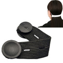 4 PCS Mask Hook Adjustment Buckle Ear-Wearing Mask Anti-Squeeze Ear Lanyard Extending Ear Rope(Black)