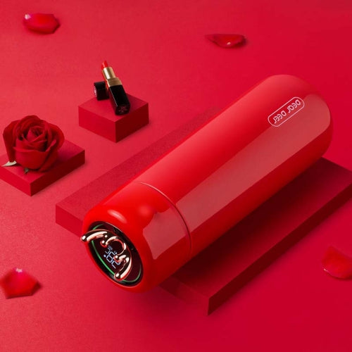 Little Antler Smart Vacuum Flask Shows Temperature Reminder To Drink Water 316 Stainless Steel Cup, Capacity: 450ml(Red)