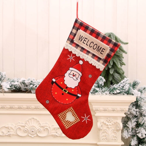 Christmas Stocking Christmas Decoration Christmas Gift Bag(Old Man)
