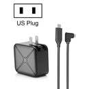 Multi-Function Projection And Charging AC Adapter Base Support Android/PC/Lite For Switch, Specifications:Black+US Plug