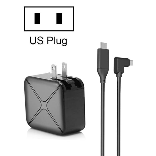 Multi-Function Projection And Charging AC Adapter Base Support Android/PC/Lite For Switch, Specifications:Black+US Plug