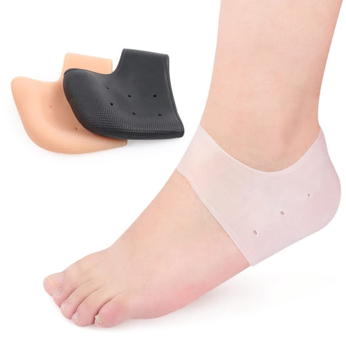 10 Pairs Silicone Anti-Crack Heel Cover, Random Color Delivery(Free Size)