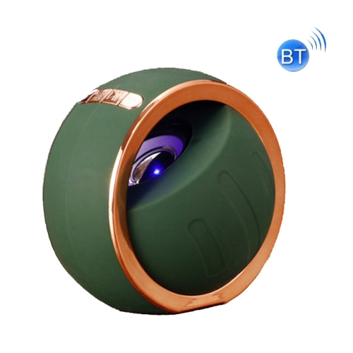 MMS-33 Wireless Bluetooth Speaker Fashion Subwoofer Colorful Light Audio(Green)