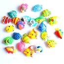 10 PCS Fish Tank Simulation Fake Fish Plastic Tropical Fish Children Swimming Pool Toy, Random Color Delivery