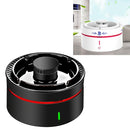 Ashtray Air Purifier Office Coffee Desk Remove Second-Hand Smoke And Haze PM2.5 Air Purifier(Ceramic Black)