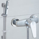 Bathroom Mixing Valve Shower Hot And Cold Water Faucet, Specification: Valve+Hand Spray+Hose+Lift Rod