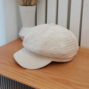Autumn and Winter Wild Beret British Retro Newsboy Octagonal Hat, Size: M (56-58cm)(Beige)