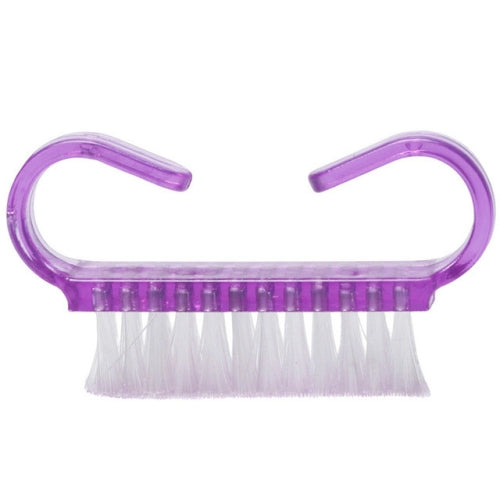 10 PCS Cleaning Brush Tools Nail Art Care Manicure Pedicure Remove Dust Small Angle Clean Brushes(Purple)