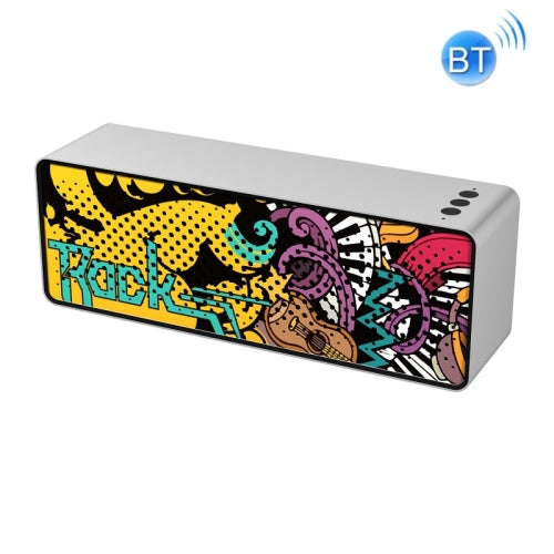 F2 Mini Wireless Computer Card Subwoofer Bluetooth Speaker(Silver)