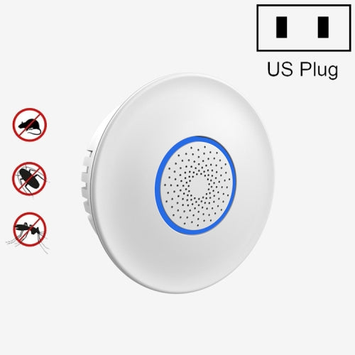 DC-9016 Electronic Insect Repellent Ultrasonic Mouse Repellent Multifunctional Ultrasonic Insect Repellent(US Plug)
