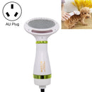 Pet Hair Dryer Cat & Dog Cleaning Electric Comb, Specification:AU Plug(Green)