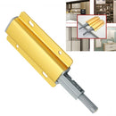 3 PCS Aluminum Alloy Bouncer Free Handle Push-Pull Cabinet Wardrobe Door Drawer Bouncer, Color:Gold