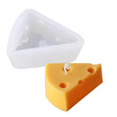 DIY Brushed Cheese Cake Handmade Soap Scented Candle Silicone Mold, Specification: Medium Cheese