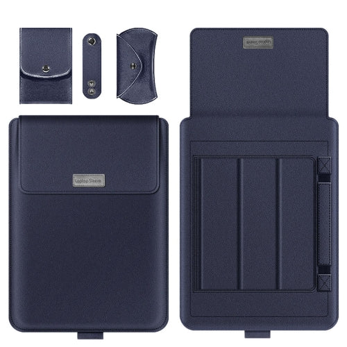 A2 4 in 1 Computer Bracket Liner Bag Storage Bag, Size:13/14 inch(Dark Blue)