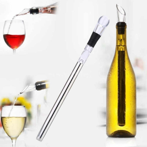 304 Stainless Steel Fast Cooling Popsicle Red Wine Frozing Stick Bar Wine Cooler Device