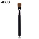 4 PCS Fiber Hair Makeup Brush Wooden Handle Foundation Brush, Style:191 Foundation Brush