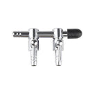 Fish Tank Oxygen Pipe Stainless Steel Distributor Oxygen Regulating Valve, Specification: Two Heads