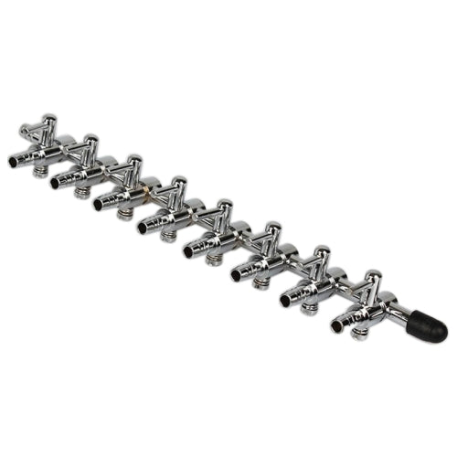 Fish Tank Oxygen Pipe Stainless Steel Distributor Oxygen Regulating Valve, Specification: Eight Heads