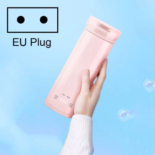 DOLIM B-E001 Smart Boiling Cup Display Temperature Travel Mini Thermos Cup, Colour: Cherry Blossom Pink, Plug Type:US Plug