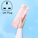 DOLIM B-E001 Smart Boiling Cup Display Temperature Travel Mini Thermos Cup, Colour: Cherry Blossom Pink, Plug Type:UK Plug