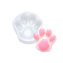 DIY Animal Claw Shape Candle Glue Cake Jelly Pudding Silicone Mold, Specification: Single Dog Paw