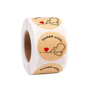 10 PCS Baked Cake Food Holiday Decoration Label Sticker, Size: 2.5cm / 1inch(B-45)