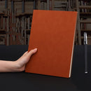 Notebook Business Retro Simple Notebook Office Notepad Brown B5 Sheepskin Simple Style