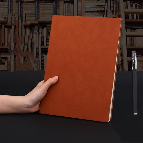 Notebook Business Retro Simple Notebook Office Notepad Brown B5 Sheepskin Simple Style