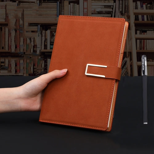 Notebook Business Retro Simple Notebook Office Notepad Brown A5 Sheepskin Buckle