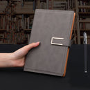 Notebook Business Retro Simple Notebook Office Notepad Gray A5 Sheepskin Buckle