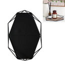 Hexagon Storage Tray Entrance Key Tray Jewelry Display Tray(Charcoal )