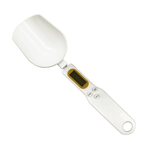 ABS Electronic Measuring Spoon Spoon Weighing Measuring Tool, Specification: 500g/0.1g, Colour: White Large Spoon
