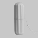 10 PCS Simple Travel Washing Cup Portable Toothbrush Storage Box Multifunctional Brushing Cup(Gray)