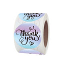 Roll Rainbow Laser Thank You Commercial Decorative Sticker Label Envelope Sealing Sticker, Size: 3.8 cm / 1.5 inch(K-45)