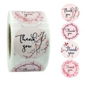 Floral Thank You Label Gift Envelope Seal Sticker Wedding Decoration Sticker, Size: 3.8cm / 1inch(K-07-38)