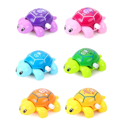 3 PCS Mini Clockwork Tortoise Toy Children Plastic Little Animal Turtle Toys(Color and Style Random Delivery)
