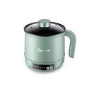 Multi-Function Electric-Cooker Mini Dormitory Student Cooking Rice Stir Frying Non-Stick Pot, 110V US Plug, Colour: Green Smart Single Pot(1.7L)