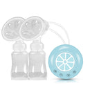 Large Suction Smart Electric Bilateral Breast Pump 12-Speed Silent Breast Pump(Blue )