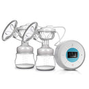Bilateral Electric Breast Pump Rechargeable Breast Pump Maternity Breast Pump(Blue)